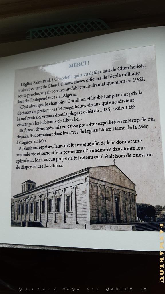 CHERCHELL EGLISE A CAGNES SUR MER LE PROJET 1 DES  14 VITRAUX .jpg